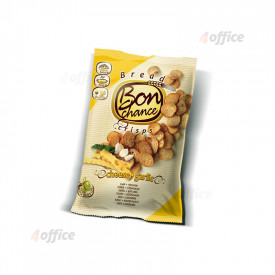 Maizes čipsi BON CHANCE ar sieru un ķiplokiem , 120 g