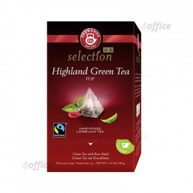 Zaļā tēja TEEKANNE Highland Green Tea FOP Luxury Cup, 20 piramīdu maisiņi x 2 g