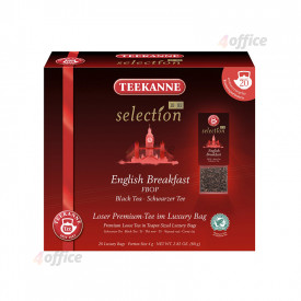 Melnā tēja TEEKANNE English Breakfast FBOP Luxury Bag 20 maisiņi x4g