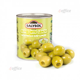 Zaļās olīvas pildītas ar citronu SALYSOL, 120g/50g