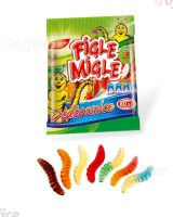 Želejkonfektes FIGLE MIGLE Worms, 80g