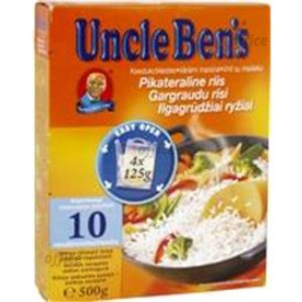 Uncle Ben's gargraudu rīsi 500g