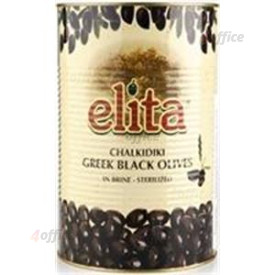 Melnās olīvas bez kauliņiem ELITA, 4.1kg/2kg
