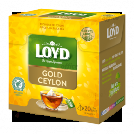 Menā tēja LOYD Pyramids Gold Ceylon, 20x2 g