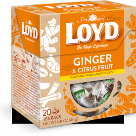 Augļu tēja LOYD Ginger&Citrus 20x2g