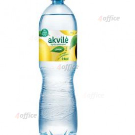 Dzeramais ūdens Akvilė ar citrona garšu, viegli gāzēts, 1,5l