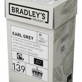 Melnā tēja BRADLEY'S Earl Grey, 25gab