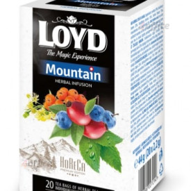 Augļu tēja LOYD Mountain ar dažādiem augļiem un ogām FS 20x2.2g