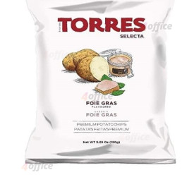 Kartupeļu čipsi TORRES Fuagra garša, 150g