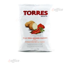 Kartupeļu čipsi TORRES, ar kūpinātiem pipariem, 150g