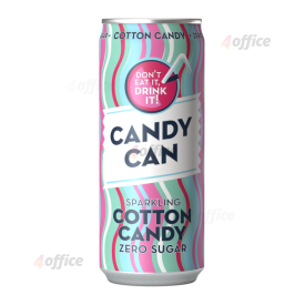 Gāzēts atspirdzinošs dzēriens CANDY CAN, ar cukurvates garšu, ar saldinātājiem, 0.33l, bundža (DEP)