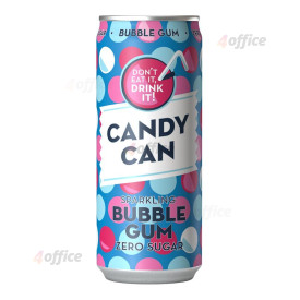 Gāzēts atspirdz.dzēriens CANDY CAN, ar košļājamās gumijas g., ar saldinātājiem 0.33l, bundža (DEP)