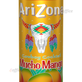Bezalkoholiskais dzēriens ARIZONA Mucho ar mango garšu ar cukuru un saldināt., 0.5l, bundža