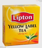 Melnā tēja LIPTON Yellow Label Express, papīra maisiņā, 2gx100gab