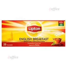 Melnā tēja LIPTON, English Breakfast, 25gab