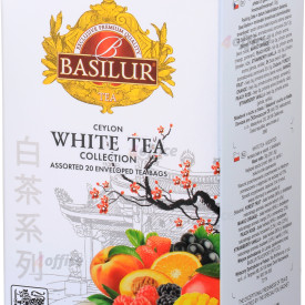 Tēja baltā Basilur Premium White Tea Assorted, 20 paciņas
