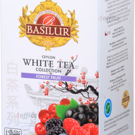 Tēja baltā Basilur Premium White Tea Forest Fruit, 20 paciņas