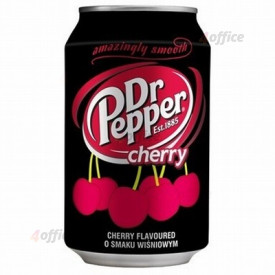 Gāzēts dzēriens DR. PEPPER Cherry, can, 0.33l