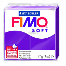 Cietējoša modelēšanas masa FIMO SOFT, 57 g, violetā krāsa