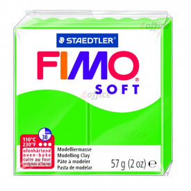 Cietējoša modelēšanas masa FIMO SOFT, 57 g, tropu zaļā krāsa (tropic green)