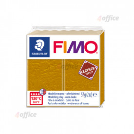 Cietējoša modelēšanas masa FIMO,ādas efekts, okera dzeltena krāsa, 57 g
