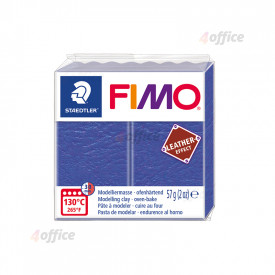 Cietējoša modelēšanas masa FIMO,ādas efekts, zila krāsa, 57 g