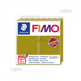Cietējoša modelēšanas masa FIMO,ādas efekts, olīvu krāsa, 57 g