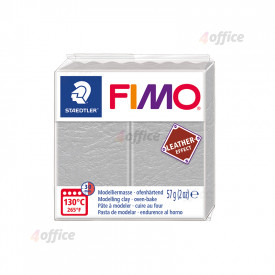 Cietējoša modelēšanas masa FIMO,ādas efekts, gaiši pelēka krāsa, 57 g