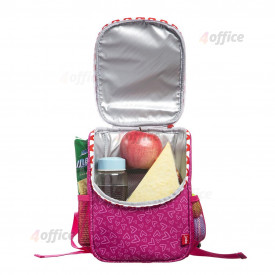 Pusdienu soma ZIPIT Wildings Lunch Bag, ar siksnām, rozā