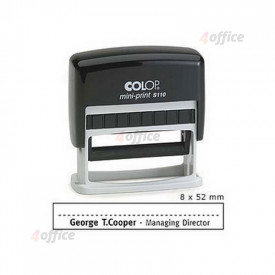 Zīmogs COLOP Mini Print S110,  bez krāsas spilventiņš