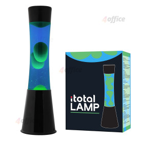 Lavas lampa Itotal  zila/zaļa, 40 cm.