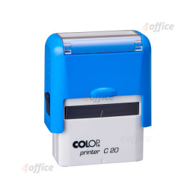 Zīmogs COLOP Printer C20, zils korpuss, zils spilventiņš