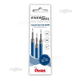 Gēla pildspalvas serdenes PENTEL Energel F, 3 gab, zila