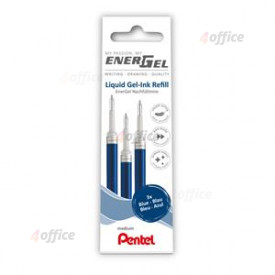 Gēla pildspalvas serdene PENTEL Energel M, 3 gab, zila