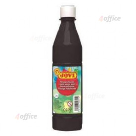 Guaša krāsa pudelē JOVI 500 ml melna
