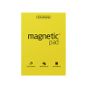 Bloknots magnētiskais TESLA AMAZING, A4 formāts, dzeltenā krāsā, 50 lapas