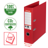 Mape reģistrs ESSELTE No1 CO2 Neutral, A4, kartons, 75 mm, sarkanā krāsā
