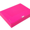 Mape ar līplentes aizdari PANTA PLAST Neon, PP, A4, 55 mm, rozā