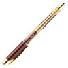 Lodīšu pildspalva CLARO SIGMA GOLD 1.0 mm, zelta krāsas korpuss, melna tinte, 1 gab/blisterī