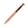 Lodīšu pildspalva ZEBRA FOUR COLOUR 1.0mm rose korpuss, zila/melna/sarkana/zaļa tinte.