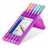 Flomasterveida pildspalvas STAEDTLER Triplus, 0.3 mm, 6 pasteļu krāsas