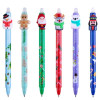 Dzēšama pildspalva COLORINO CHRISTMAS, dažādi veidi, 0.5 mm