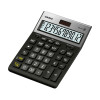 Galda kalkulators CASIO GR 120, 155x209x35 mm, melns/sudrabs