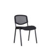 Konferenču  krēsls NOWY STYL ISO NET CHROME C 11, melns