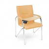 Konferenču krēsls NOWY STYL SAMBA ULTRA, gaišas ādas imitācija, krāsa   color eco 13, BOX 2, koka rokturi
