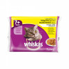 Whiskas 4 paka 7+ ar mājputnu gaļu (maisiņš), 0.4kg