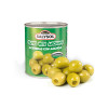 Zaļās olīvas pildītas ar anšoviem SALYSOL, 120g/ 50g