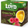 Zaļā tēja LOYD Pyramids ar aveņu garšu 20x1,5g
