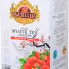 Tēja baltā Basilur Premium White Tea Strawberry & Vanilla, 20 pac