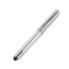 Pildspalva zīmogs COLOP Alu Magnet Touch metālisks sudraba korpuss, melns spilventiņš, melna tinte